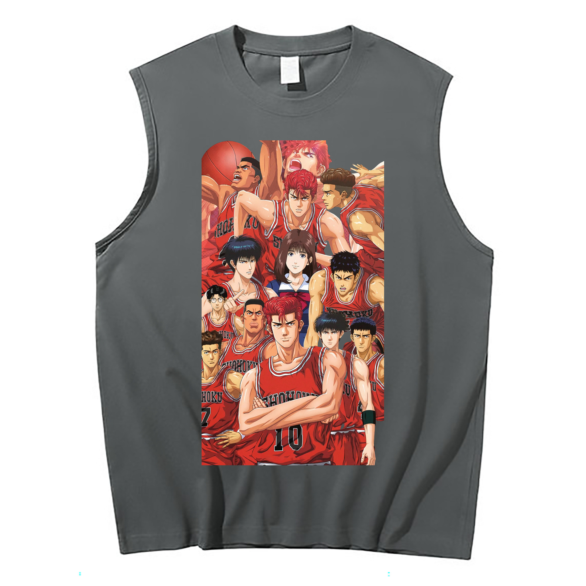 （画像用） SLAM DUNK／スラムダンク コットン100％タンクトップ（フロントプリント）